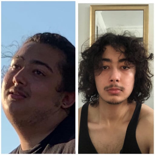 M/20/5’11 [245lbs > 155 = 90lbs] I like that photo from when I was bigger, majestic.