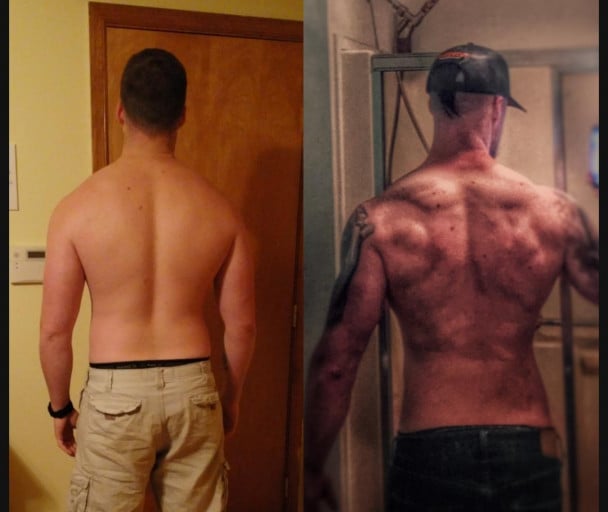 Progress Pics of 40 lbs Weight Loss 6 feet 2 Male 230 lbs to 190 lbs