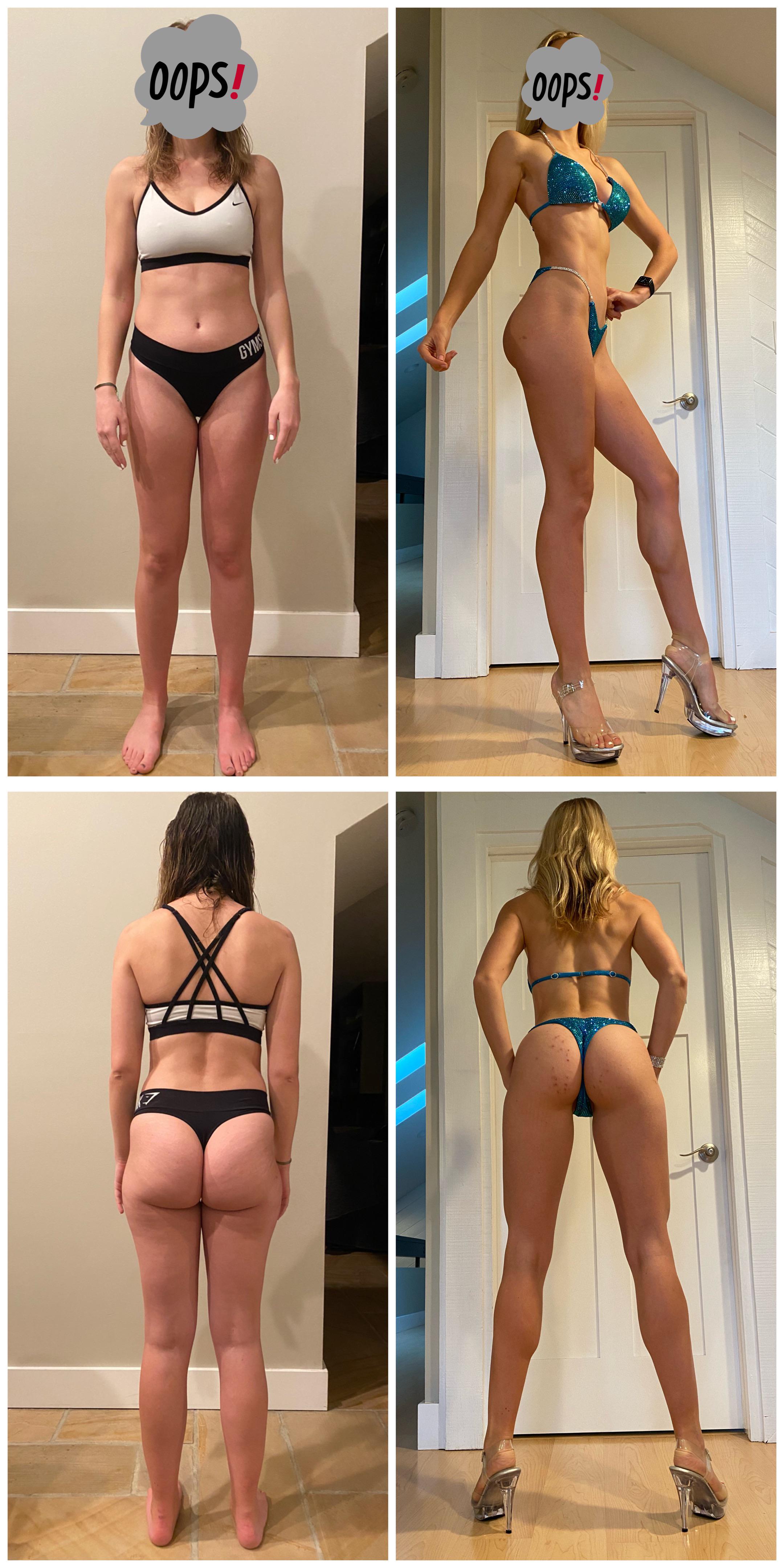 5 feet 10 Female Before and After 20 lbs Weight Loss 150 lbs to 130 lbs