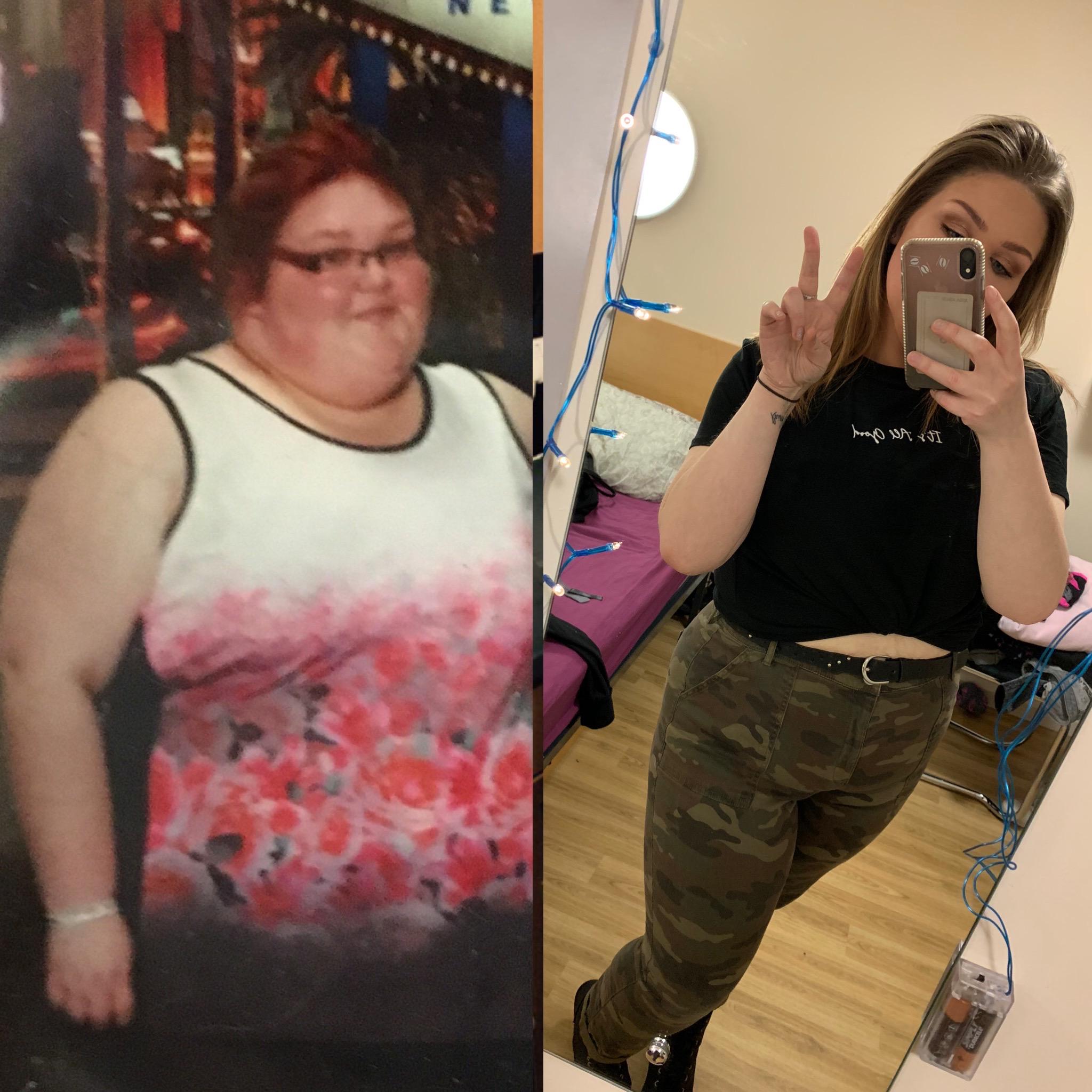5'4 Female 231 lbs Weight Loss 415 lbs to 184 lbs