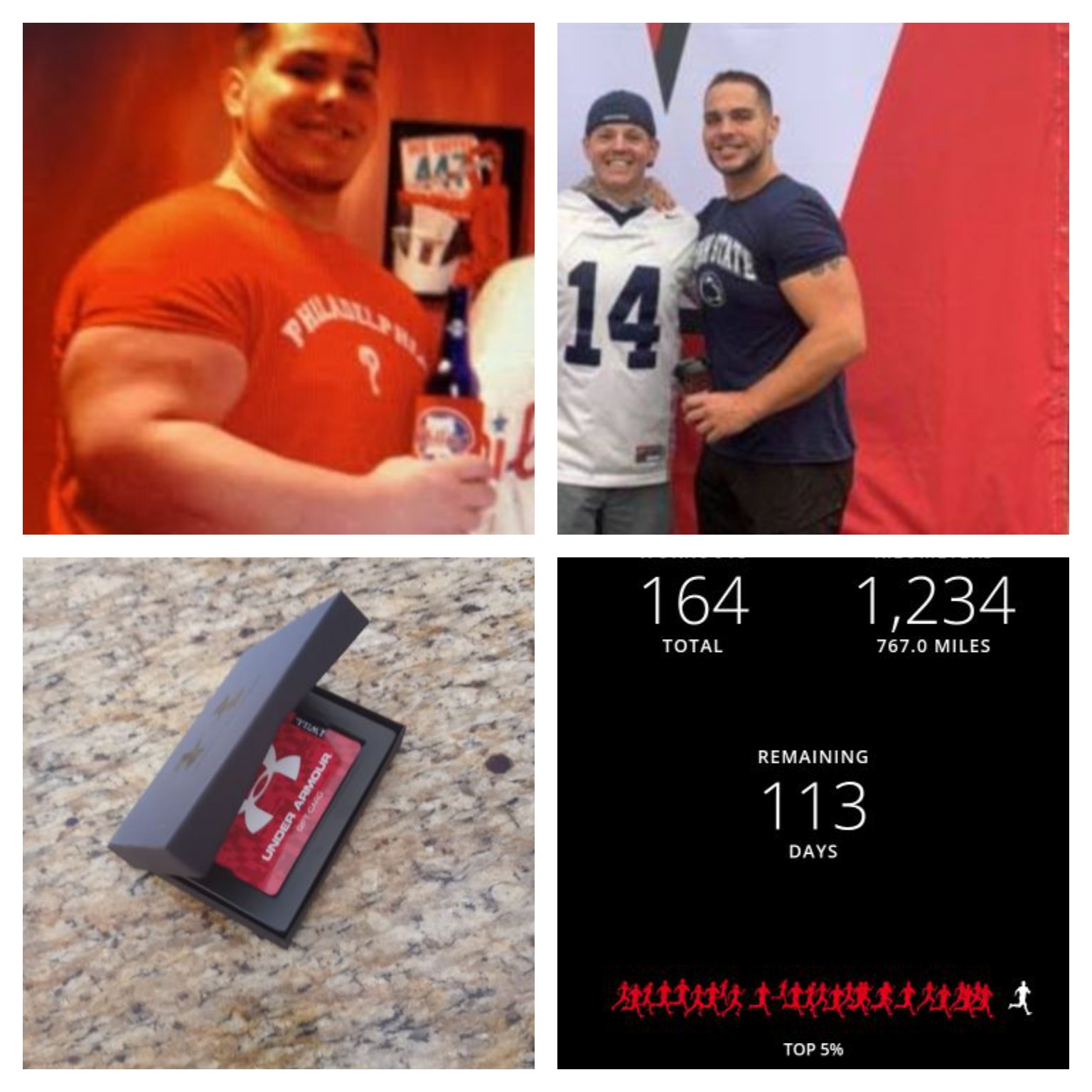 165 lbs Fat Loss Before and After 5 foot 10 Male 360 lbs to 195 lbs