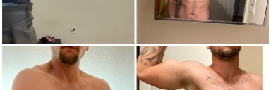 5'6 Male Before and After 25 lbs Fat Loss 175 lbs to 150 lbs