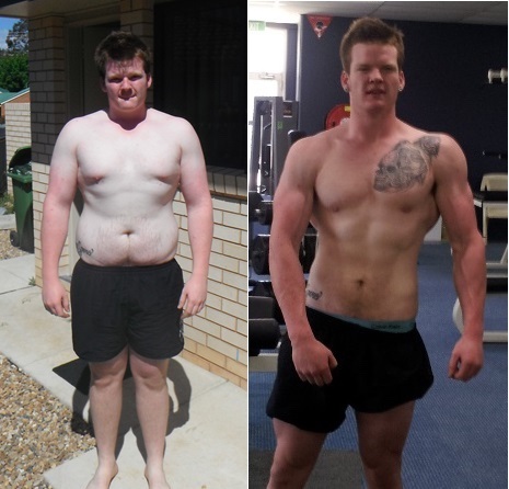 6'4 Male Before and After 83 lbs Fat Loss 313 lbs to 230 lbs