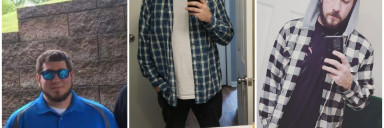 6 foot 3 Male 125 lbs Weight Loss Before and After 365 lbs to 240 lbs