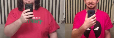 162 lbs Weight Loss 6 foot 3 Male 394 lbs to 232 lbs
