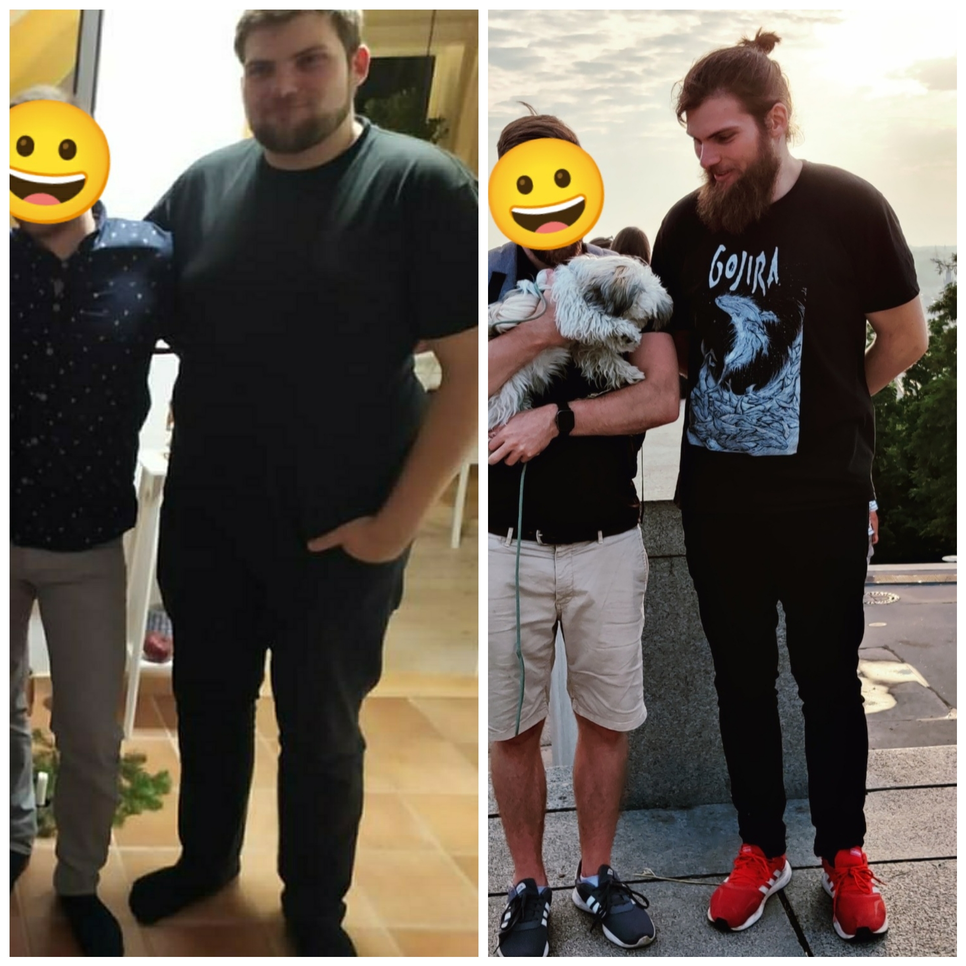 Progress Pics of 127 lbs Weight Loss 6'2 Male 318 lbs to 191 lbs