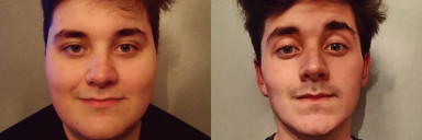 5'10 Male Before and After 125 lbs Fat Loss 295 lbs to 170 lbs