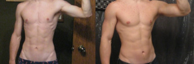 5 foot 5 Male 30 lbs Muscle Gain Before and After 105 lbs to 135 lbs