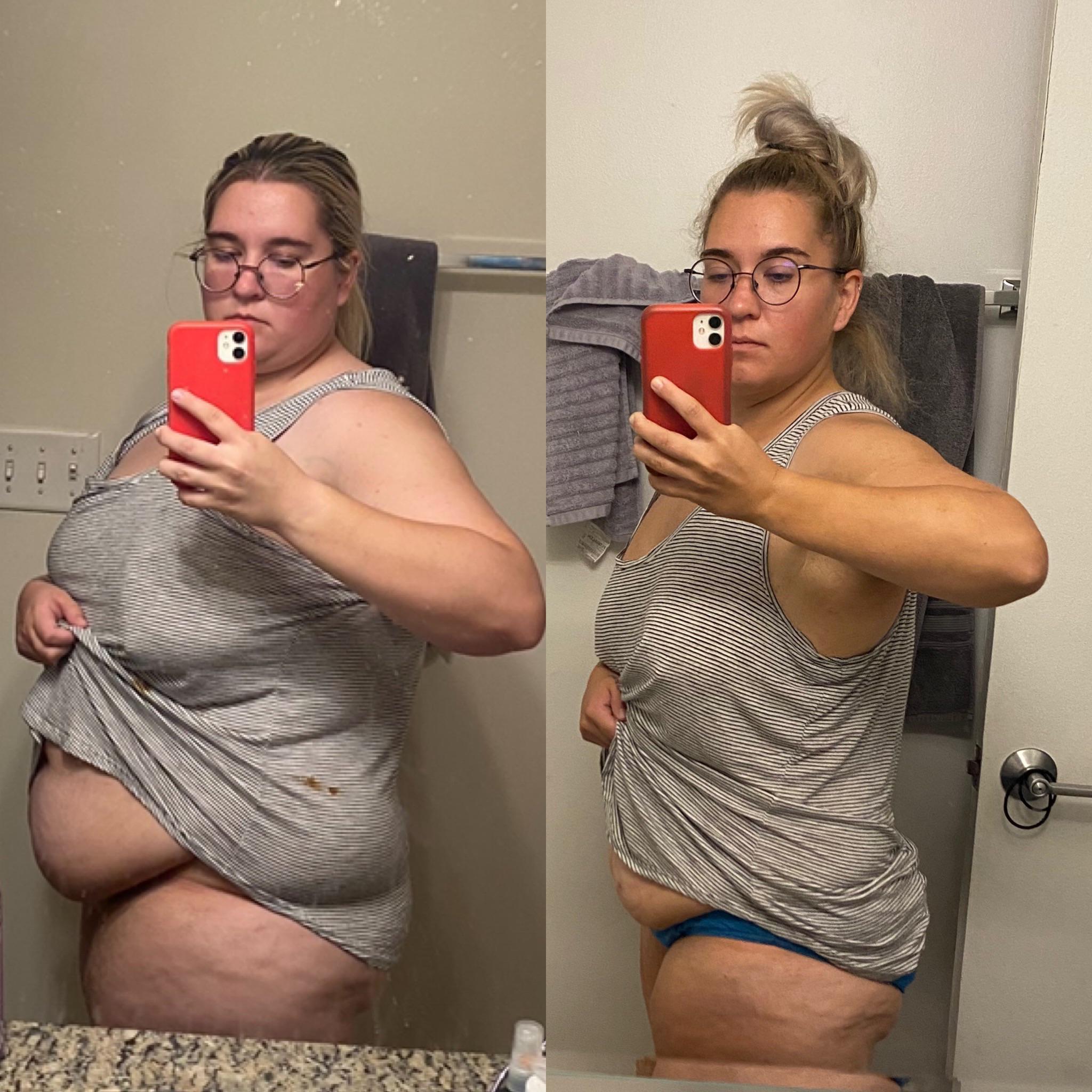 98 lbs Fat Loss 5'4 Female 285 lbs to 187 lbs