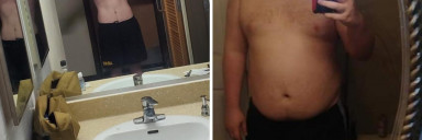 Progress Pics of 100 lbs Weight Loss 5'11 Male 285 lbs to 185 lbs