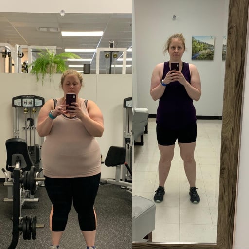 5'7 Female Progress Pics of 118 lbs Fat Loss 298 lbs to 180 lbs