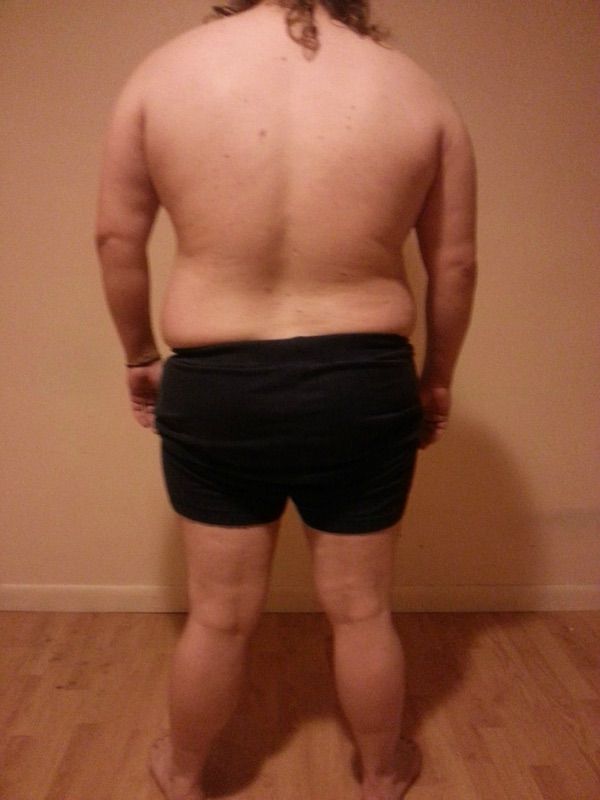 3 Photos of a 230 lbs 5'5 Male Weight Snapshot