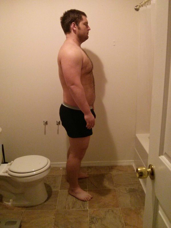 5 Pictures of a 6 foot 276 lbs Male Weight Snapshot