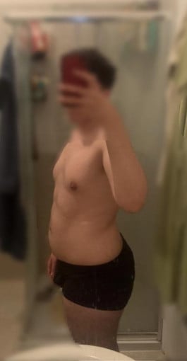 A photo of a 5'10" man showing a weight cut from 213 pounds to 189 pounds. A net loss of 24 pounds.