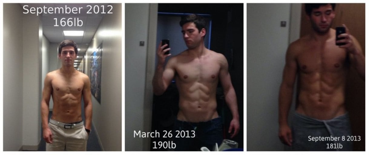 Clean Bulk: Male's 15Lb Weight Journey in a Year