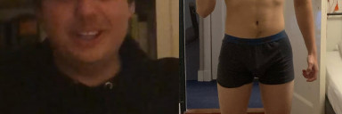 5'11 Male Before and After 51 lbs Weight Loss 195 lbs to 144 lbs