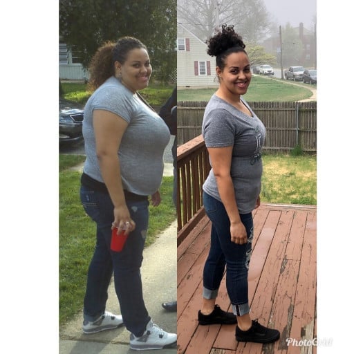 101 lbs Weight Loss 5 foot 5 Female 279 lbs to 178 lbs