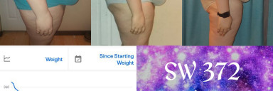 Progress Pics of 137 lbs Weight Loss 5 feet 8 Female 372 lbs to 235 lbs