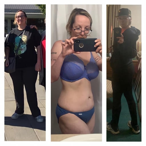 Progress Pics of 79 lbs Weight Loss 5 feet 6 Female 229 lbs to 150 lbs