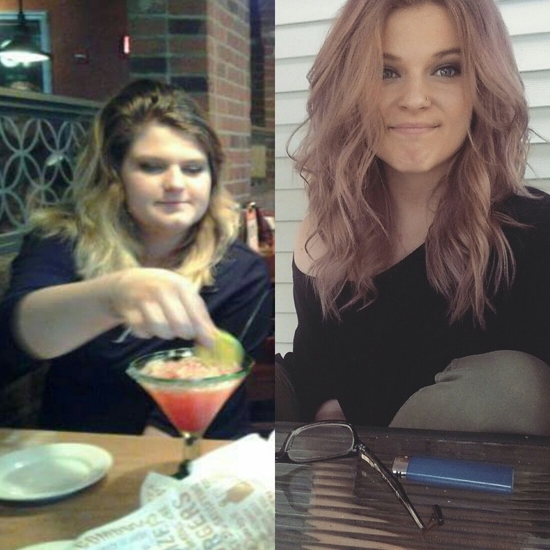 60 lbs Weight Loss Before and After 5 feet 5 Female 190 lbs to 130 lbs