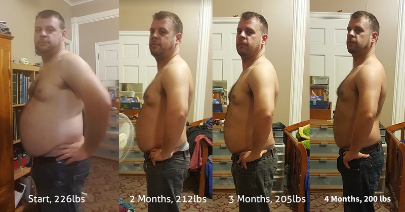 5 feet 7 Male 29 lbs Weight Loss Before and After 229 lbs to 200 lbs