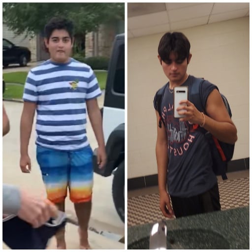 5'10 Male 40 lbs Weight Loss Before and After 175 lbs to 135 lbs