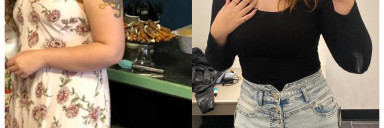 5 feet 4 Female 30 lbs Fat Loss 180 lbs to 150 lbs