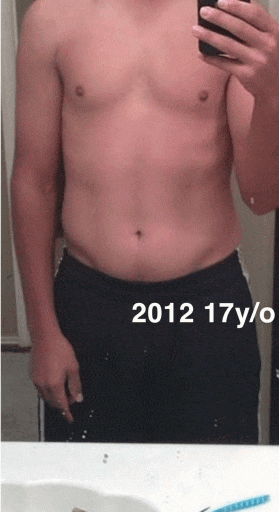 58 lbs Weight Loss Before and After 6 foot Male 213 lbs to 155 lbs