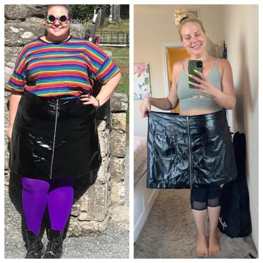 F/31/5'10 [181 Lbs] Three Years Ago Today: the Same Skirt, Onederland, and a Healthier Weight Goal!