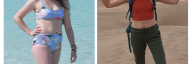 5 feet 10 Female 29 lbs Fat Loss Before and After 168 lbs to 139 lbs