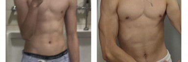 6 feet 3 Male Progress Pics of 30 lbs Weight Gain 145 lbs to 175 lbs