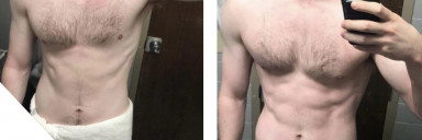 Progress Pics of 15 lbs Weight Gain 6 foot 2 Male 170 lbs to 185 lbs