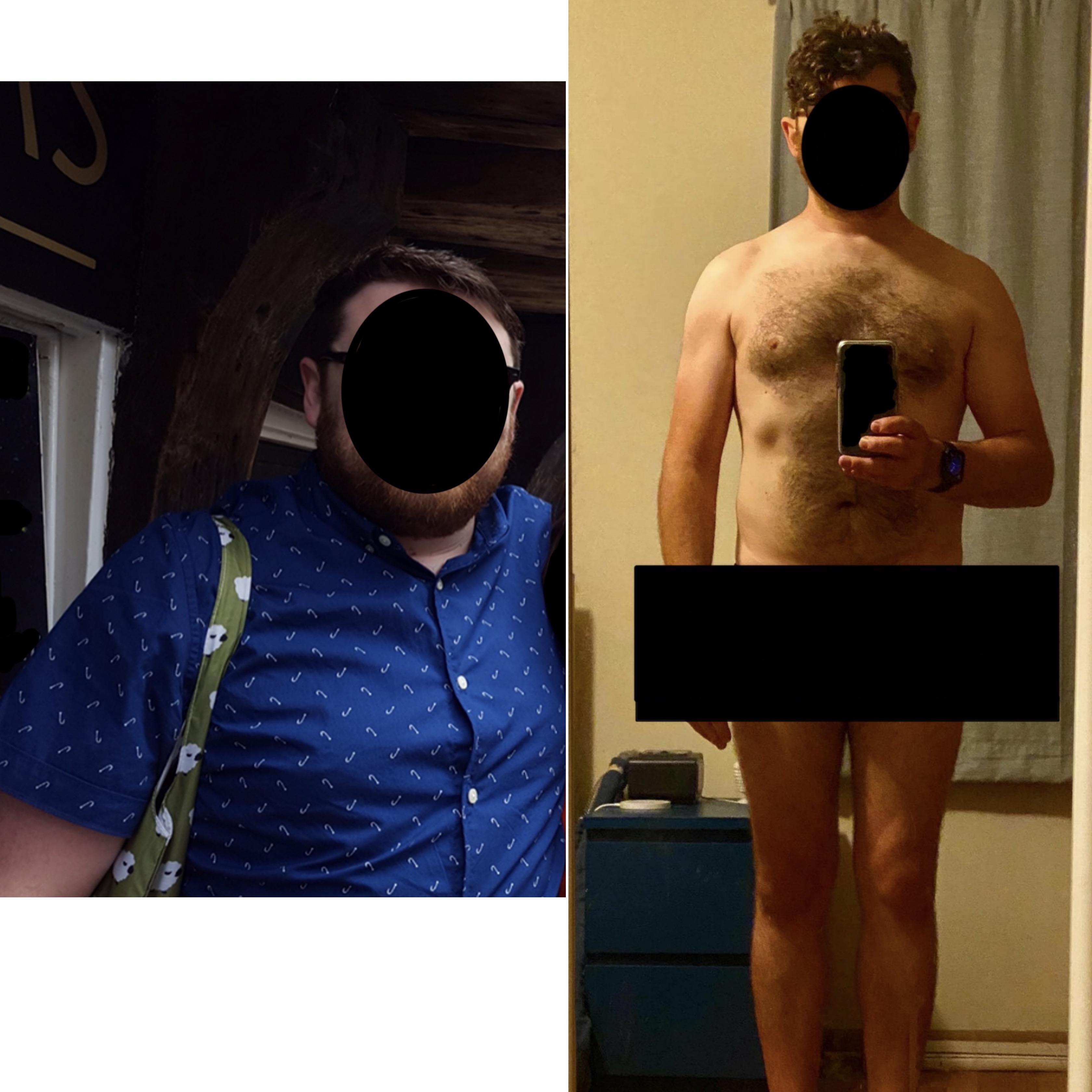 Progress Pics of 42 lbs Fat Loss 5'10 Male 236 lbs to 194 lbs