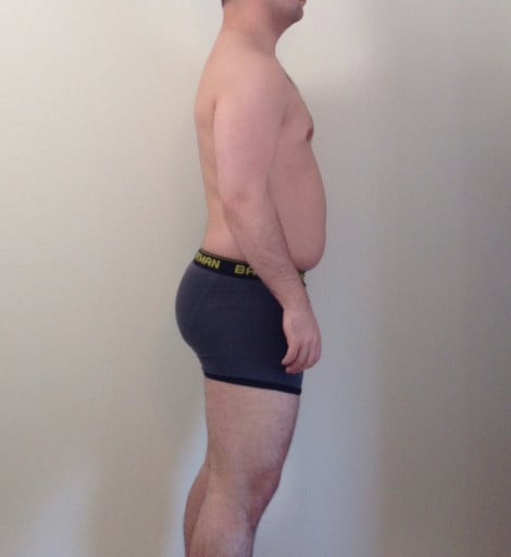 A progress pic of a 5'6" man showing a snapshot of 179 pounds at a height of 5'6