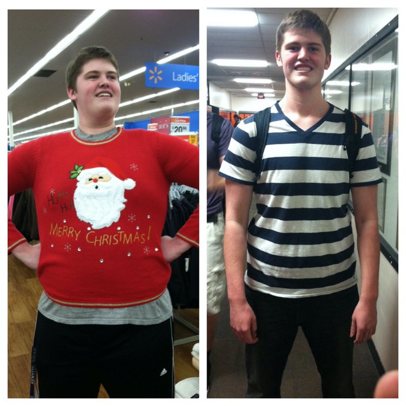 6 feet 5 Male 110 lbs Weight Loss 320 lbs to 210 lbs