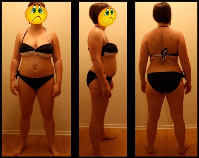 A Woman's Weight Journey After Having a Baby