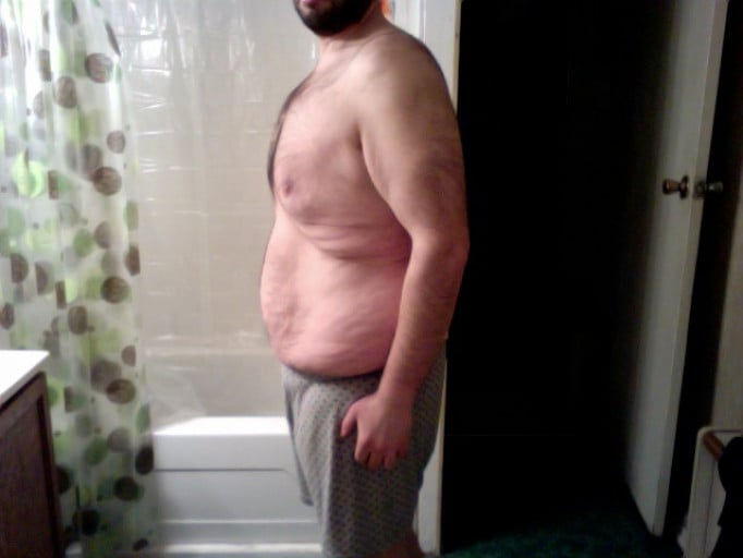 A progress pic of a 5'10" man showing a snapshot of 218 pounds at a height of 5'10