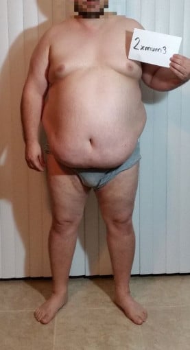 3 Photos of a 5 feet 10 343 lbs Male Weight Snapshot