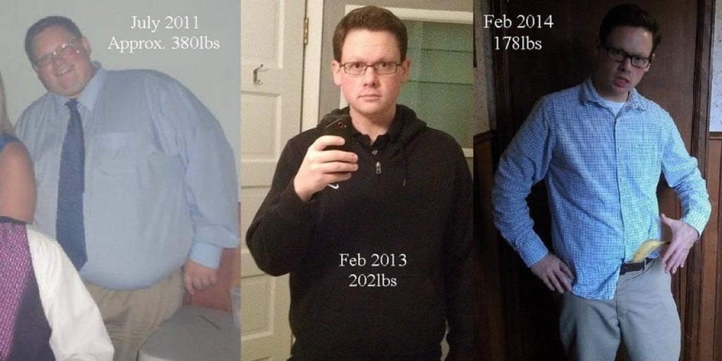 5 foot 9 Male Before and After 210 lbs Weight Loss 388 lbs to 178 lbs