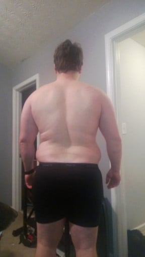 A picture of a 5'8" male showing a snapshot of 248 pounds at a height of 5'8