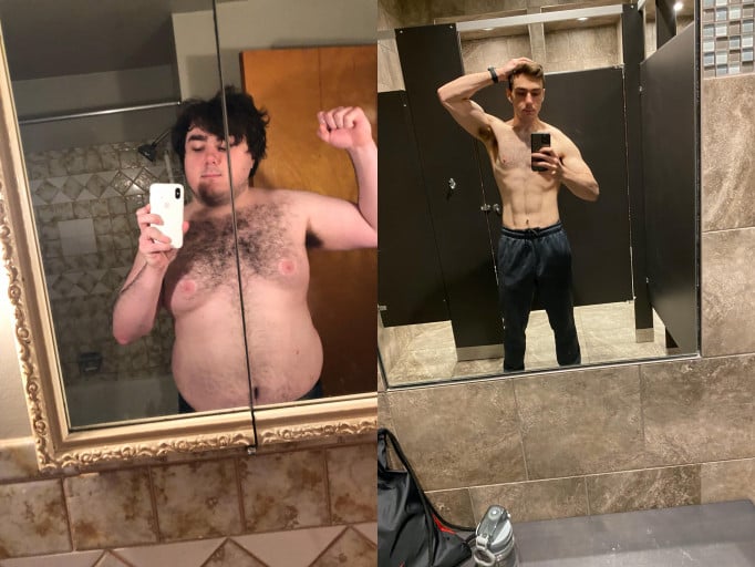 Progress Pics of 103 lbs Fat Loss 5'9 Male 265 lbs to 162 lbs