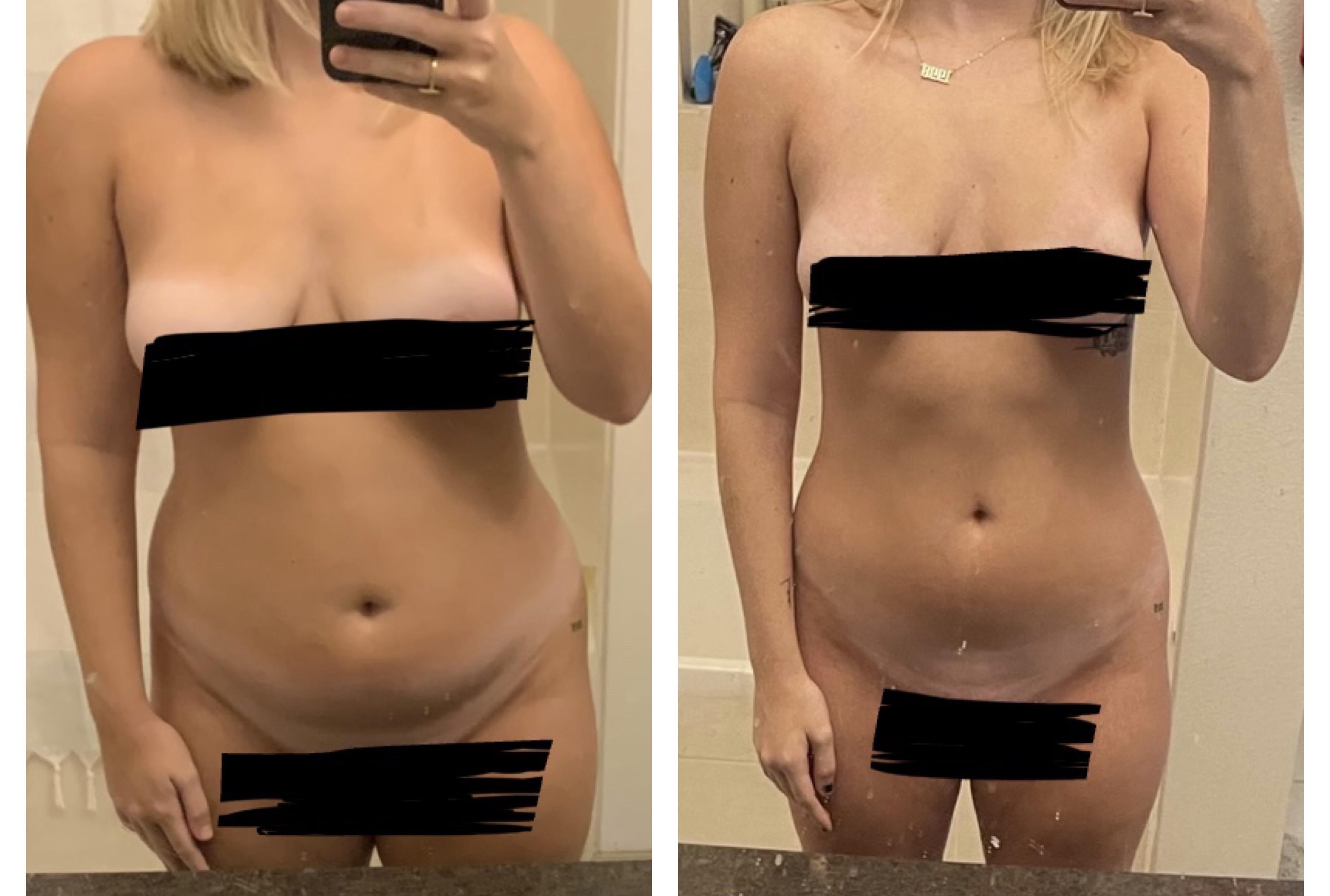 5 feet 3 Female 30 lbs Fat Loss 155 lbs to 125 lbs