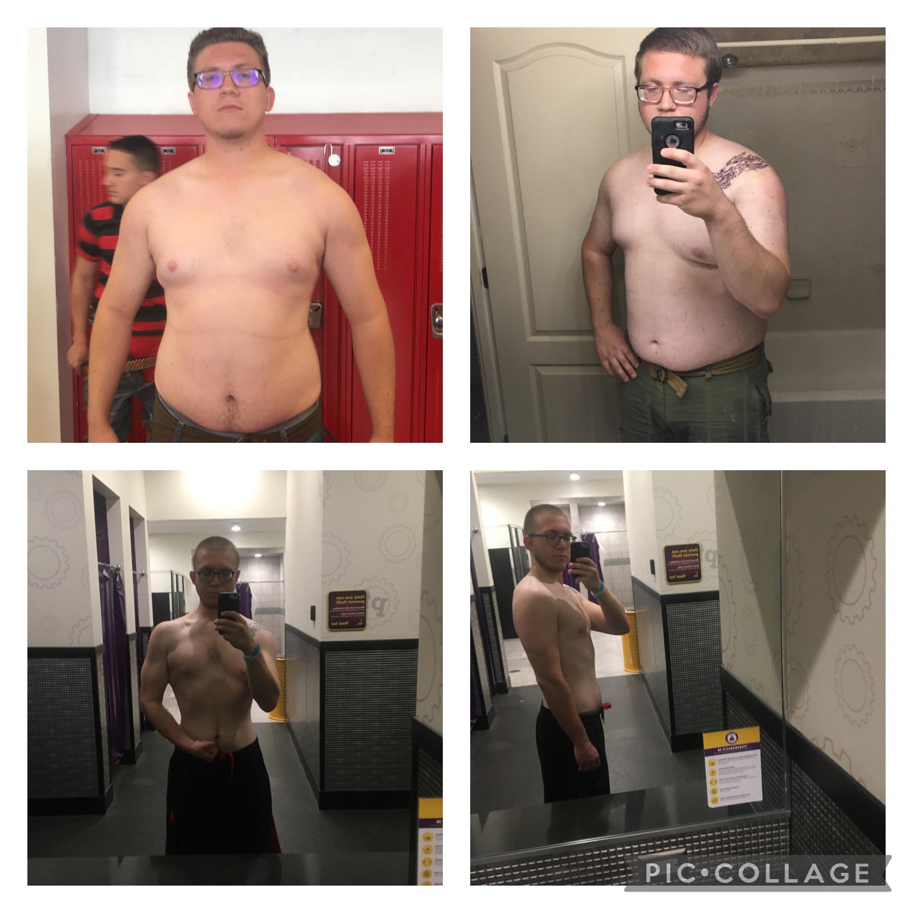 112 lbs Weight Loss 6 foot 2 Male 300 lbs to 188 lbs