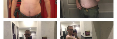 112 lbs Weight Loss 6 foot 2 Male 300 lbs to 188 lbs