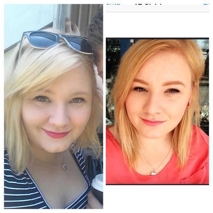 5 foot 5 Female 40 lbs Fat Loss Before and After 205 lbs to 165 lbs