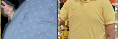 5'11 Male 127 lbs Weight Loss Before and After 444 lbs to 317 lbs