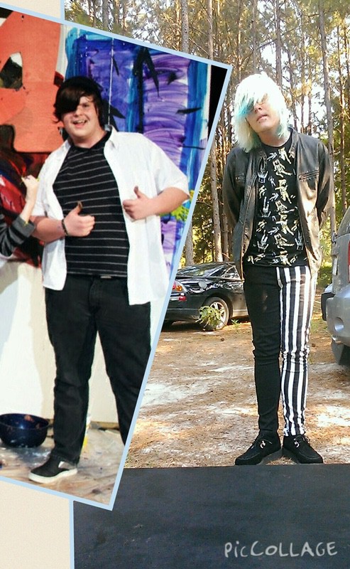 Before and After 100 lbs Weight Loss 6'3 Male 300 lbs to 200 lbs