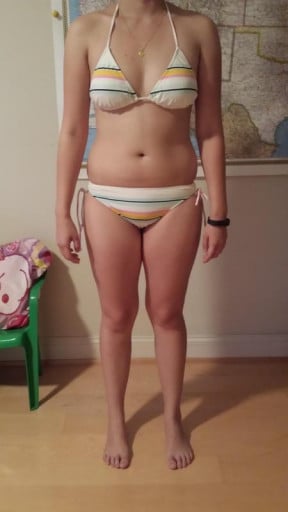 8 Pictures of a 116 lbs 5 foot 3 Female Weight Snapshot
