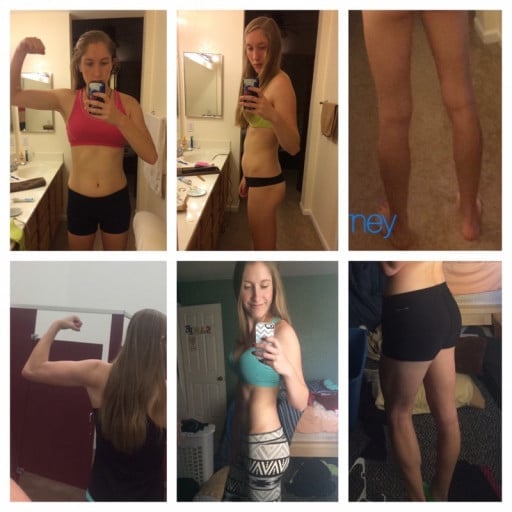 6 foot 1 Female 6 lbs Weight Loss Before and After 148 lbs to 142 lbs
