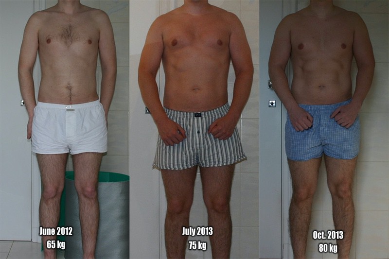 5-feet-8-male-before-and-after-22-lbs-weight-gain-143-lbs-to-165-lbs